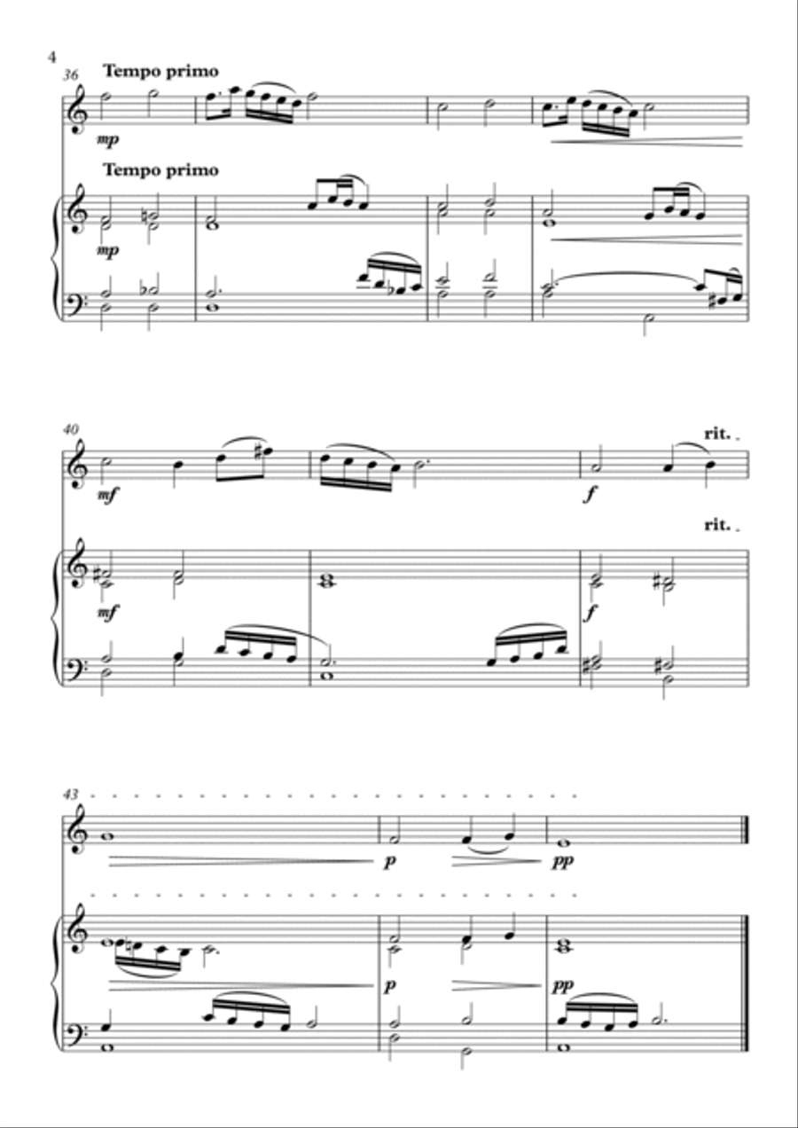 The Hermit - Oboe Solo The Hermit - Oboe Solo Oboe Solo scores gallery preview page 4
