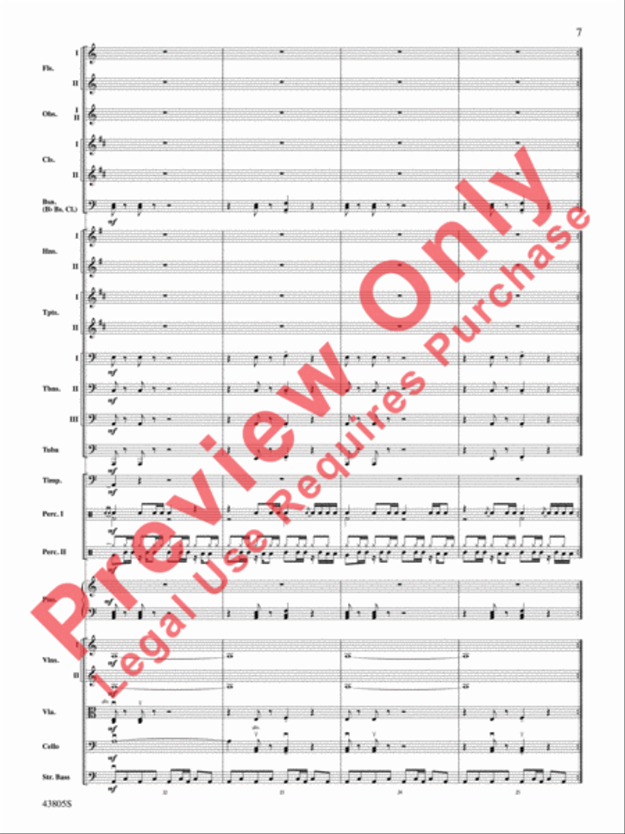 House of Cards (Theme) Full Orchestra scores gallery preview page 8