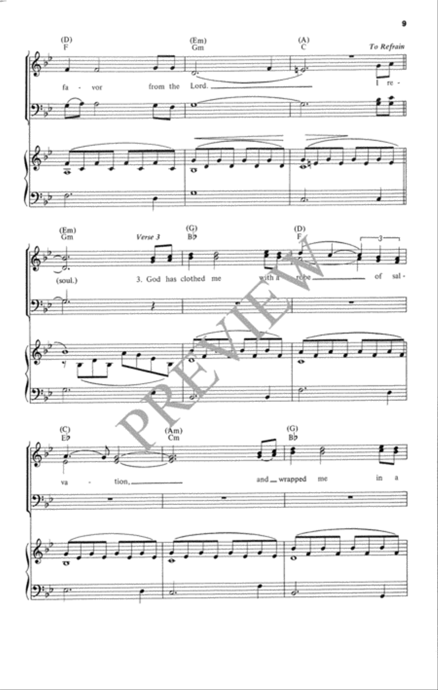 I Rejoice in the Lord I Rejoice in the Lord 4-Part scores gallery preview page 10