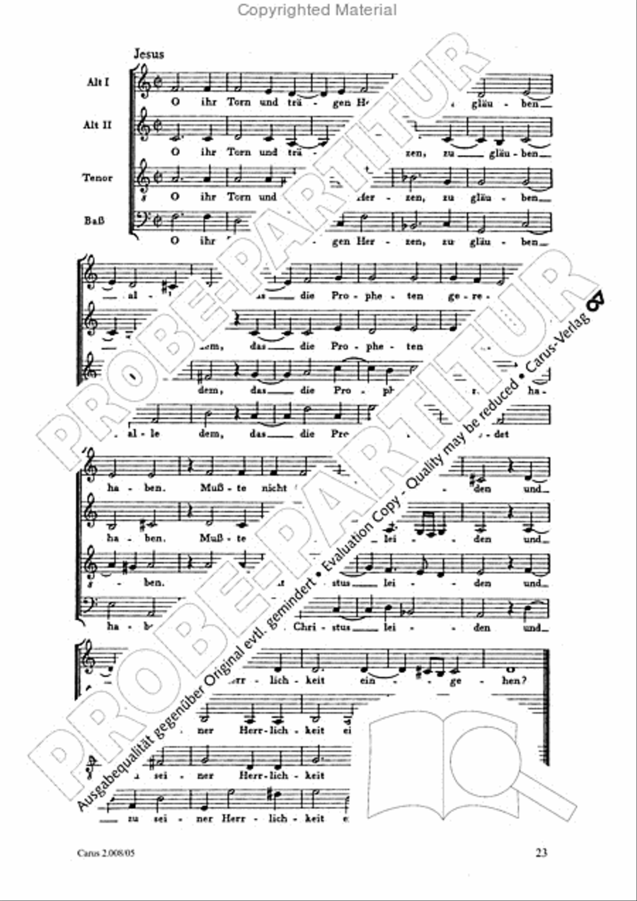 Auferstehungs-Historie SSAATB scores gallery preview page 24