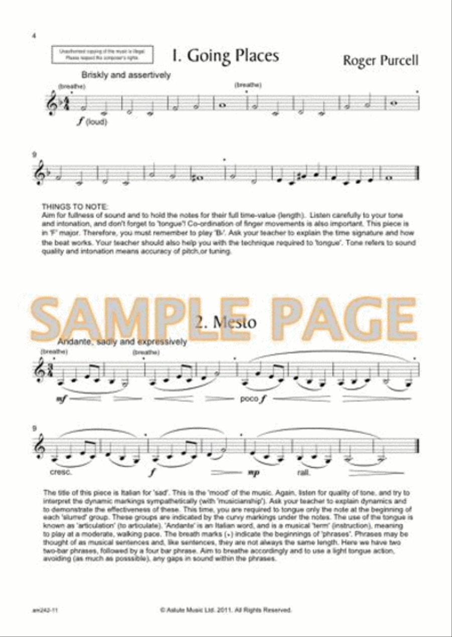 Scaling the Heights Clarinet Solo scores gallery preview page 2