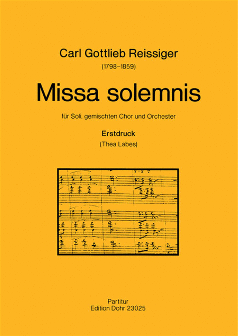 Missa solemnis d-Moll Choir scores gallery preview page 1
