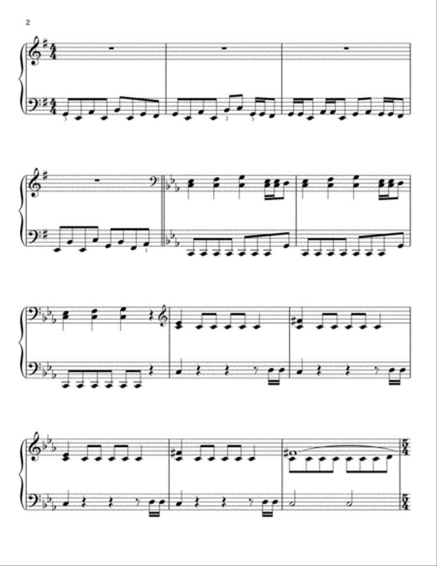 Rogue One Rogue One Easy Piano scores gallery preview page 2