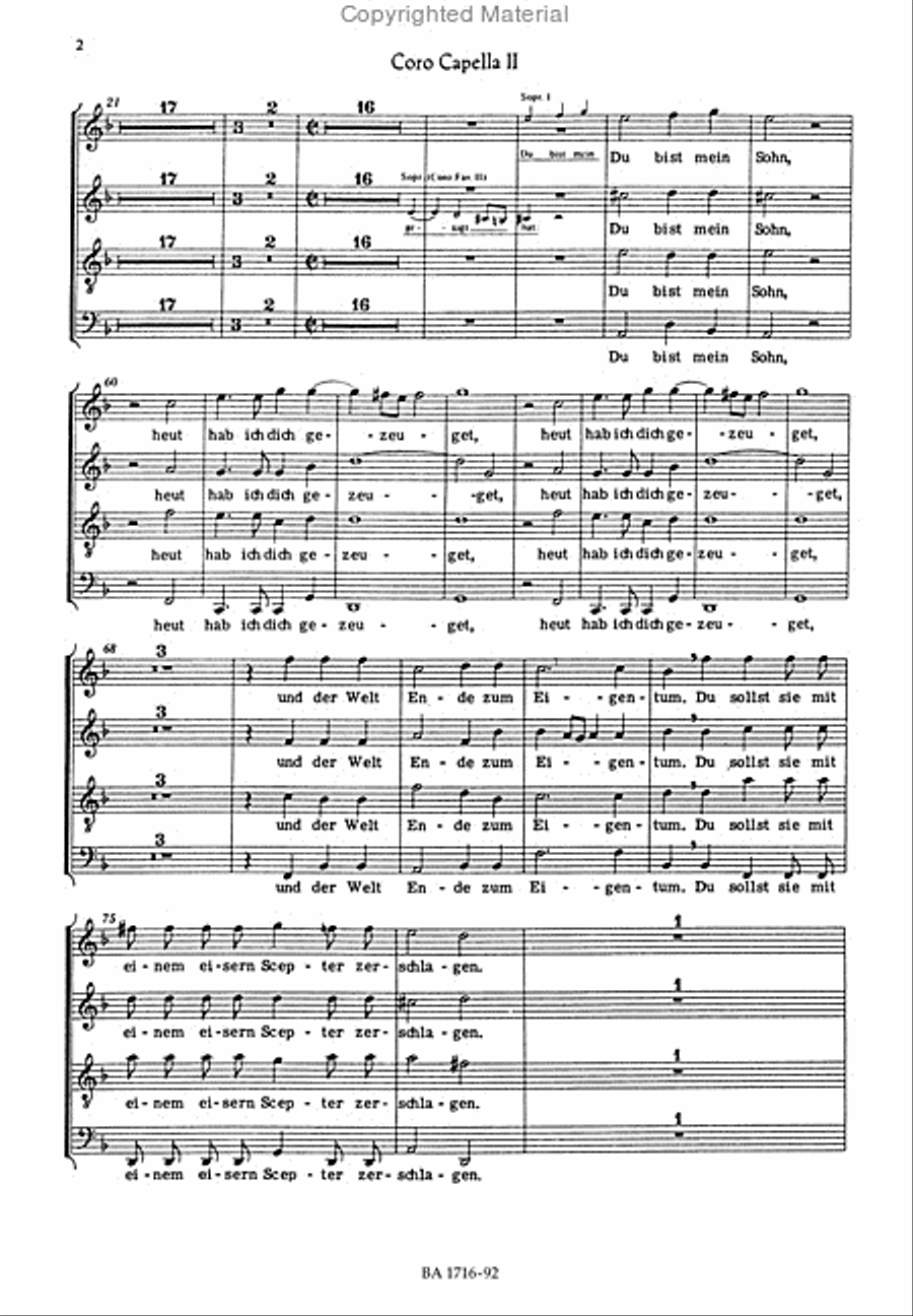 Warum toben die Heiden SWV 23 4-Part scores gallery preview page 2