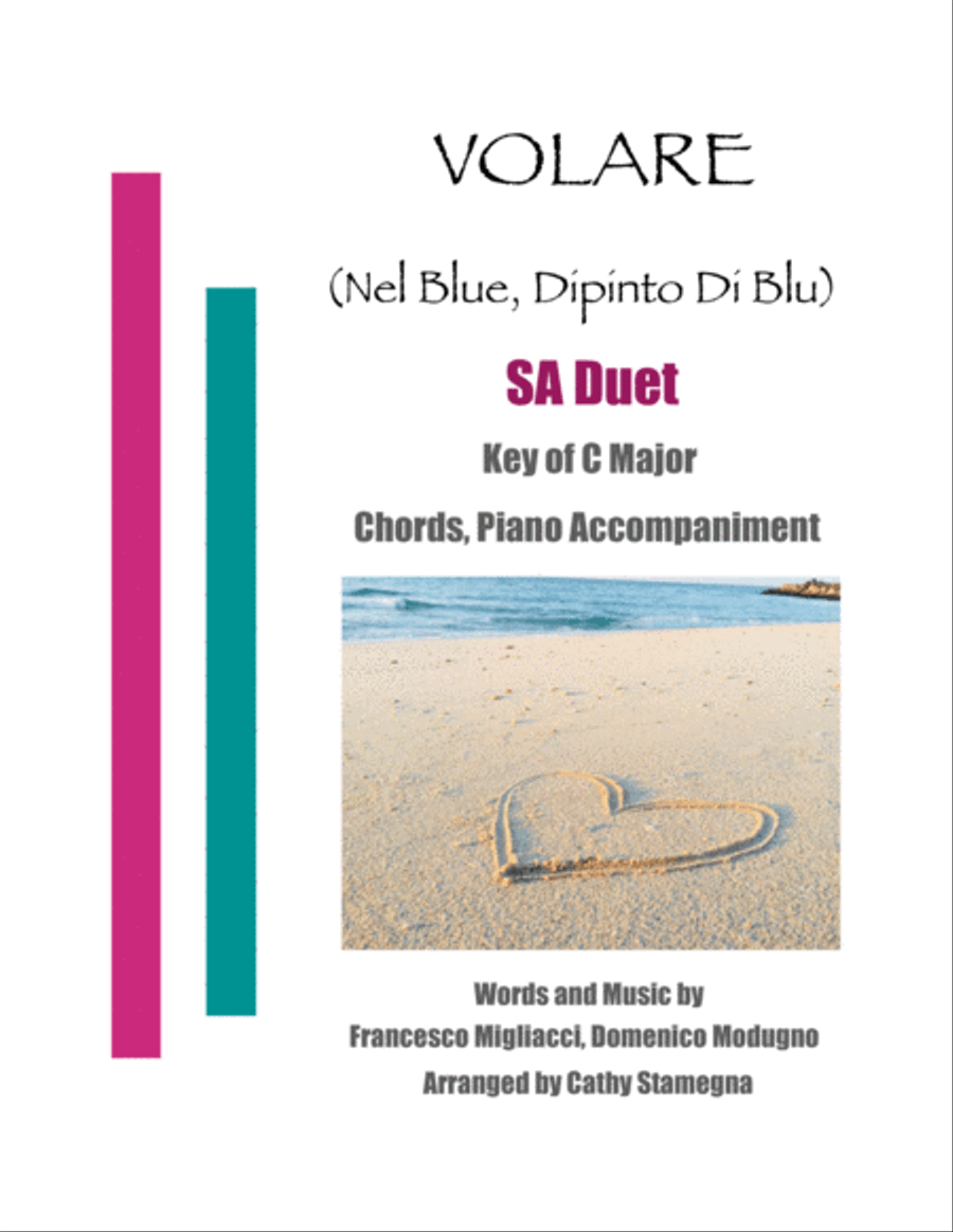 Volare Piano scores gallery preview page 1