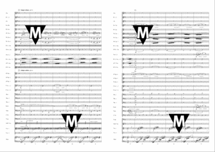 Old Russian Romances Concert Band scores gallery preview page 16