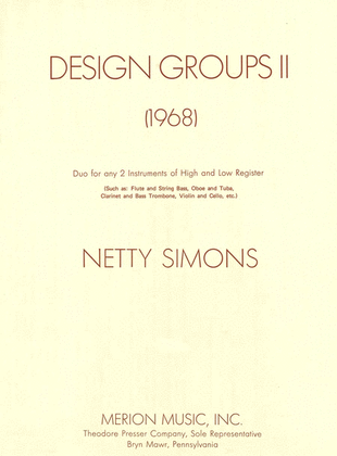 Book cover for Design Groups II
