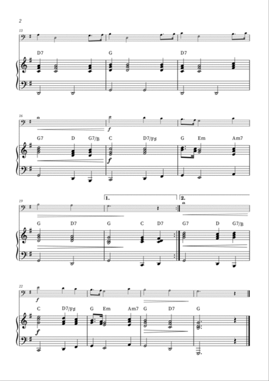 God Bless America ® Piano scores gallery preview page 2