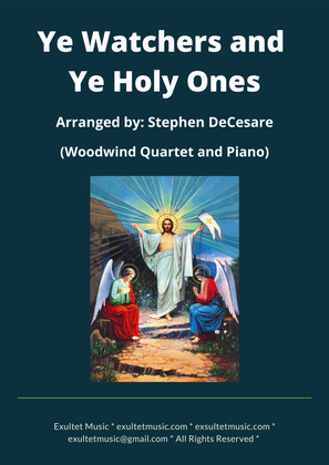 Book cover for Ye Watchers and Ye Holy Ones (Woodwind Quartet and Piano)