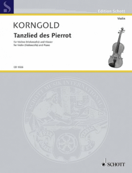 Tanzlied des Pierrot from Die tote Stadt Op. 12