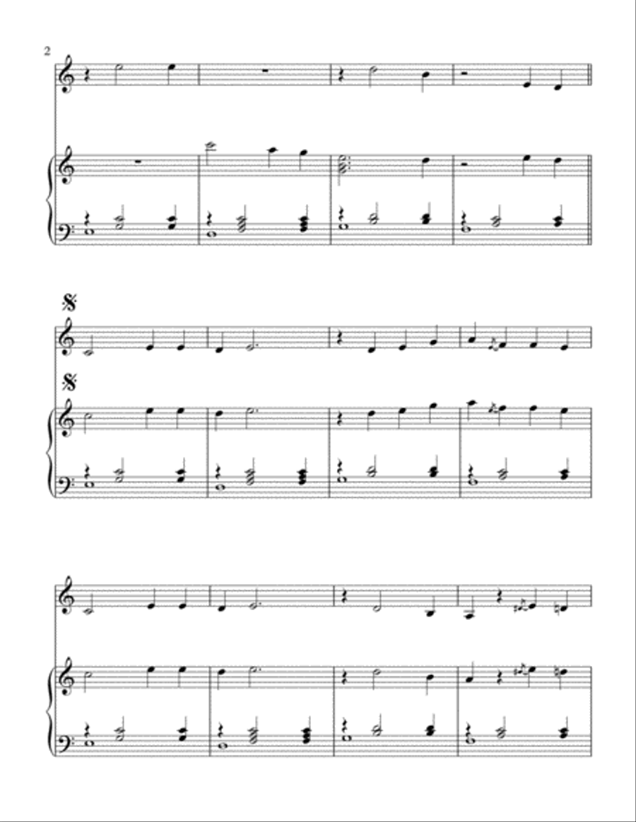 Cheerleader Trumpet Solo scores gallery preview page 3