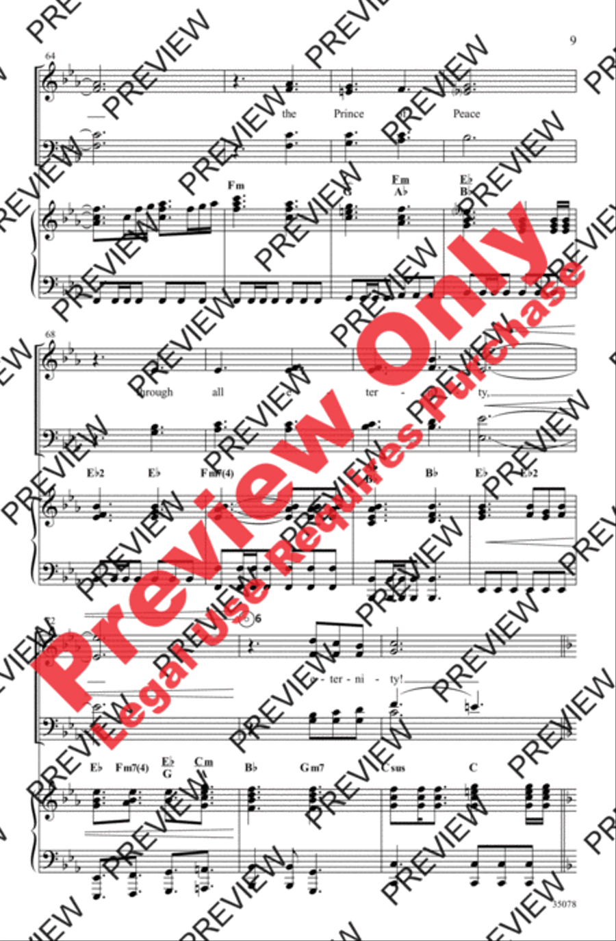 Lord Most High 4-Part scores gallery preview page 9