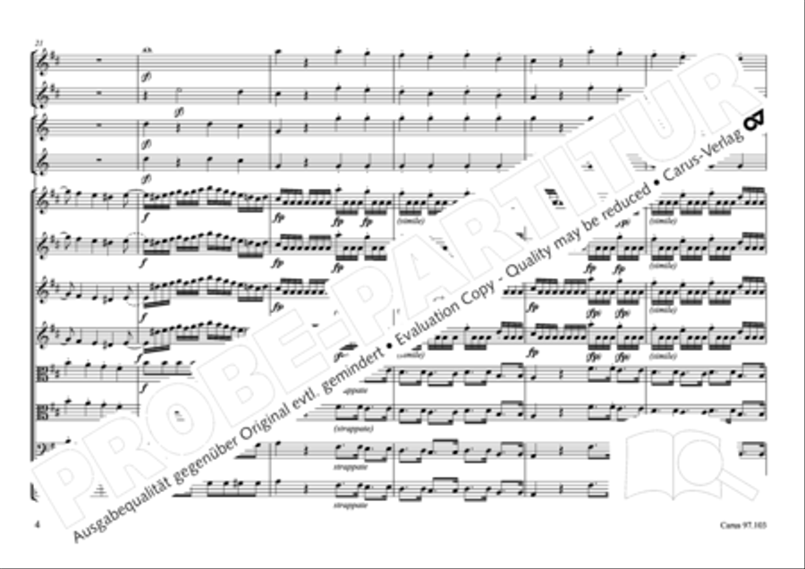 Concertone in D major Horn scores gallery preview page 5