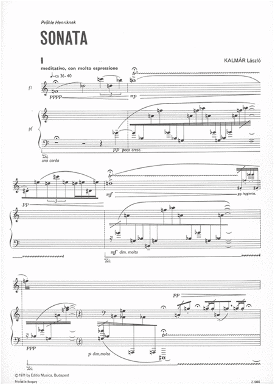 Sonate Flute Solo scores gallery preview page 2