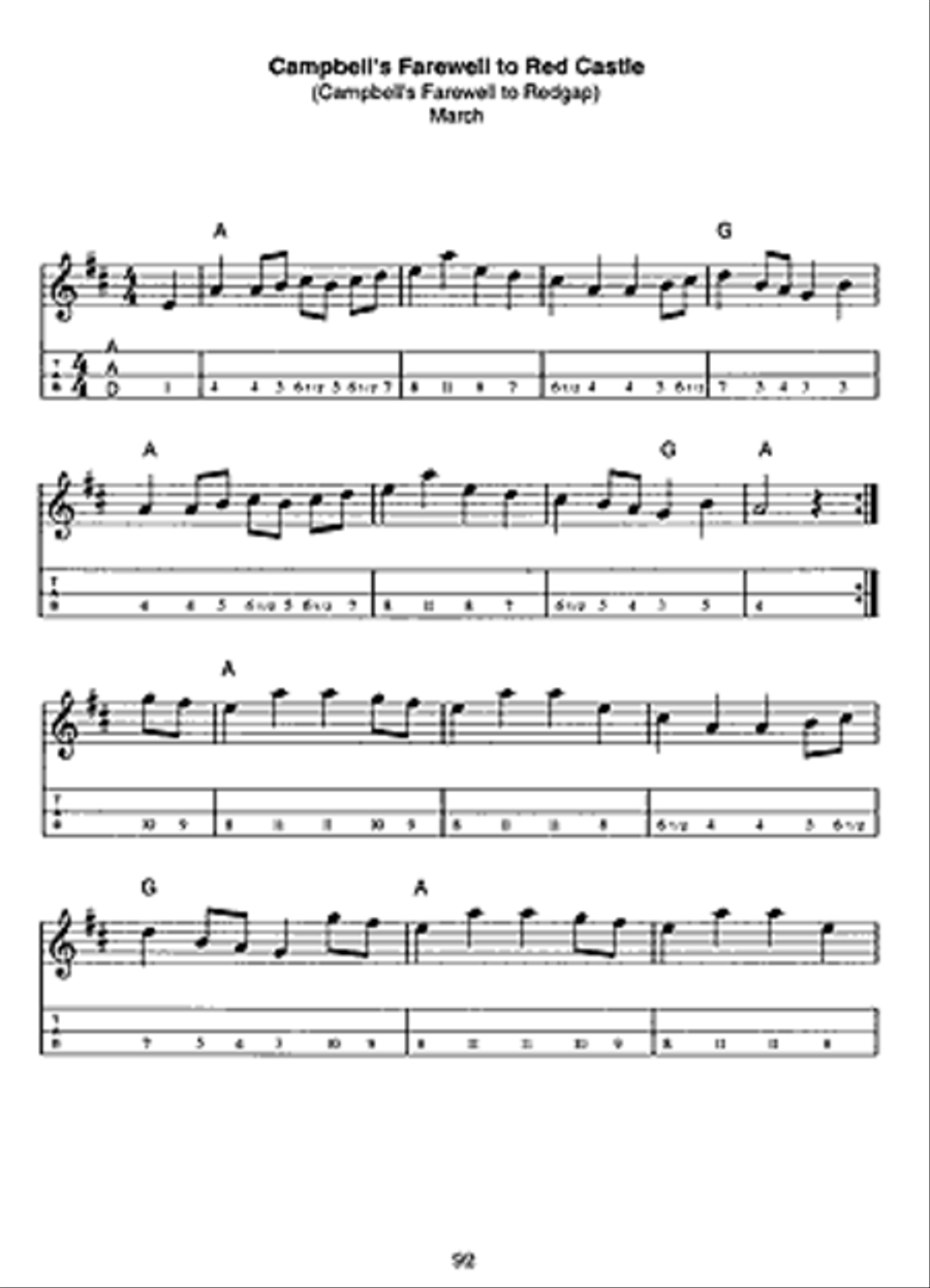 Complete Book of Celtic Music for Appalachian Dulcimer Dulcimer scores gallery preview page 5
