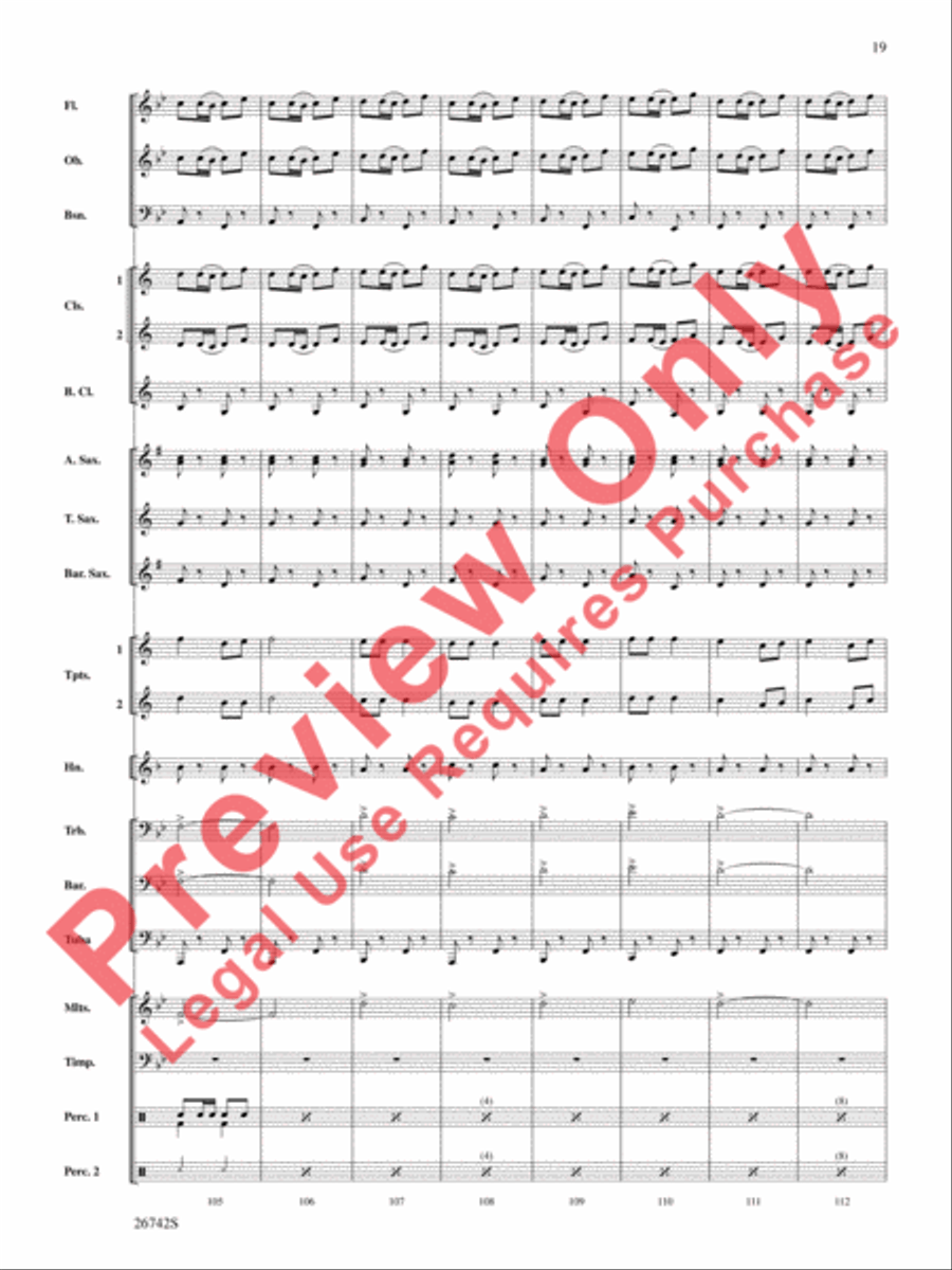 A Christmas Festival A Christmas Festival Concert Band scores gallery preview page 20