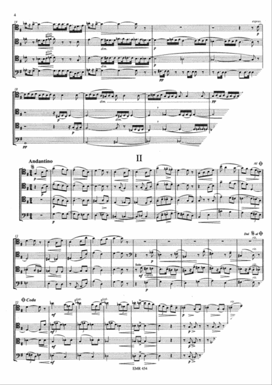 Suite Trombone Quartet scores gallery preview page 4