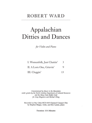 Appalachian Ditties and Dances (Downloadable)