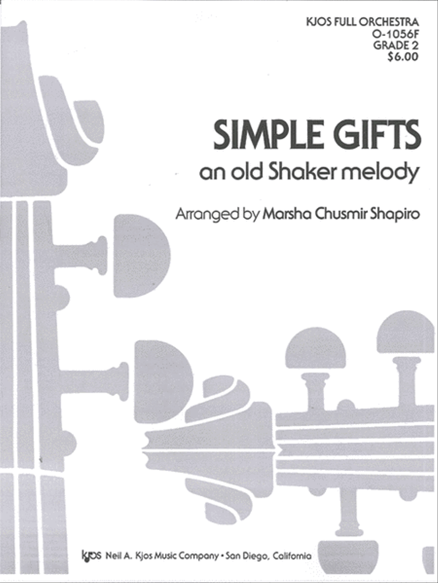 Simple Gifts - Score Full Orchestra scores gallery preview page 1