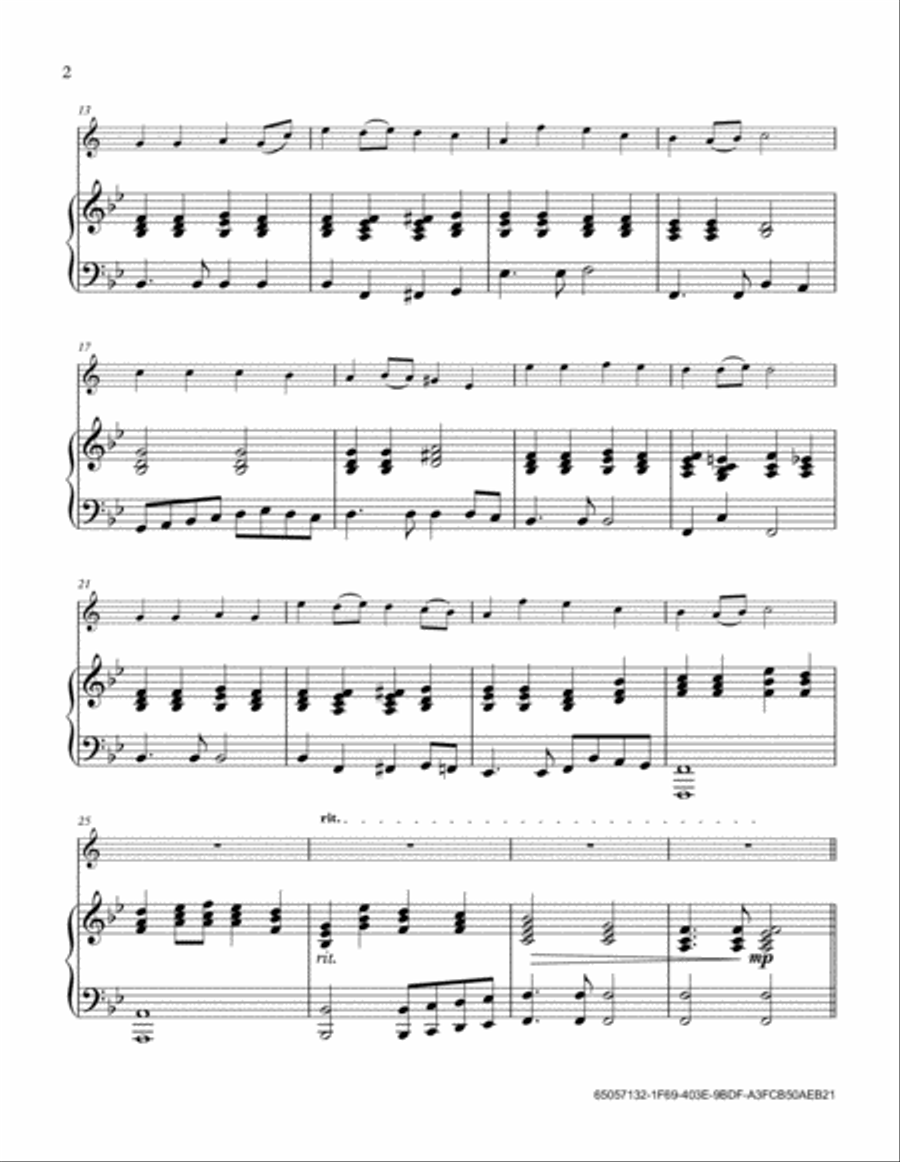 Love Divine, All Loves Excelling Trumpet Solo scores gallery preview page 2