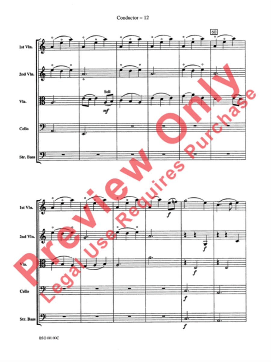 Knightsbridge Suite String Orchestra scores gallery preview page 14