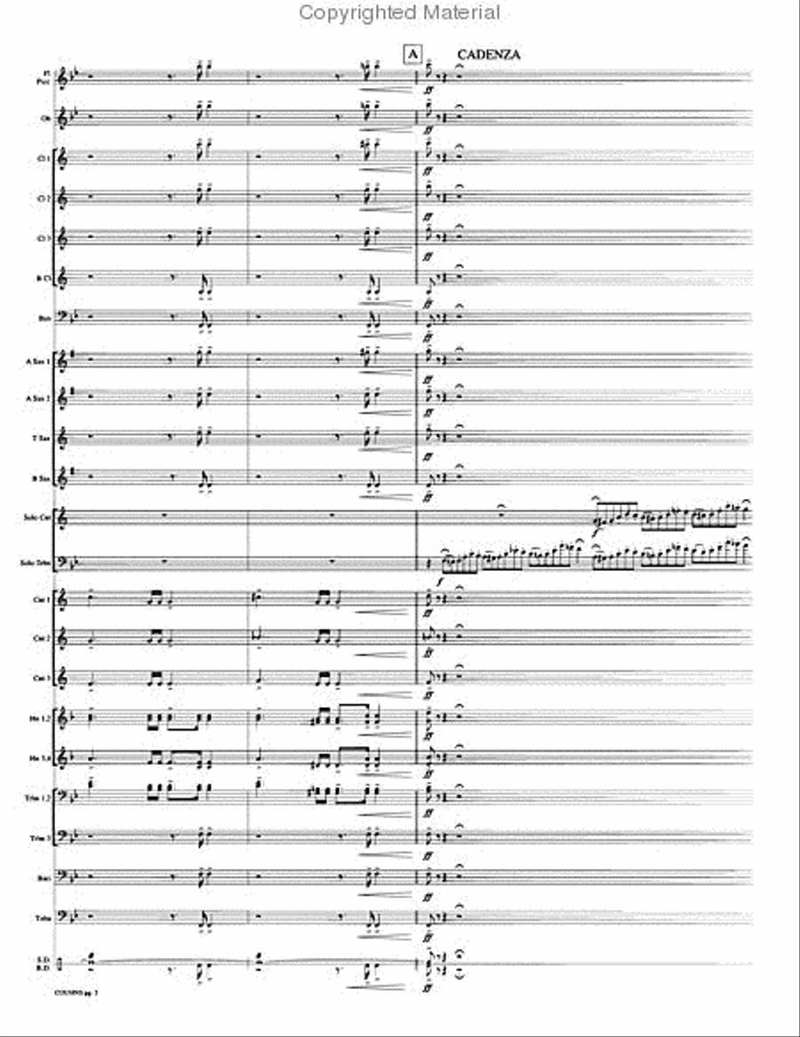 Cousins Cousins Concert Band scores gallery preview page 5