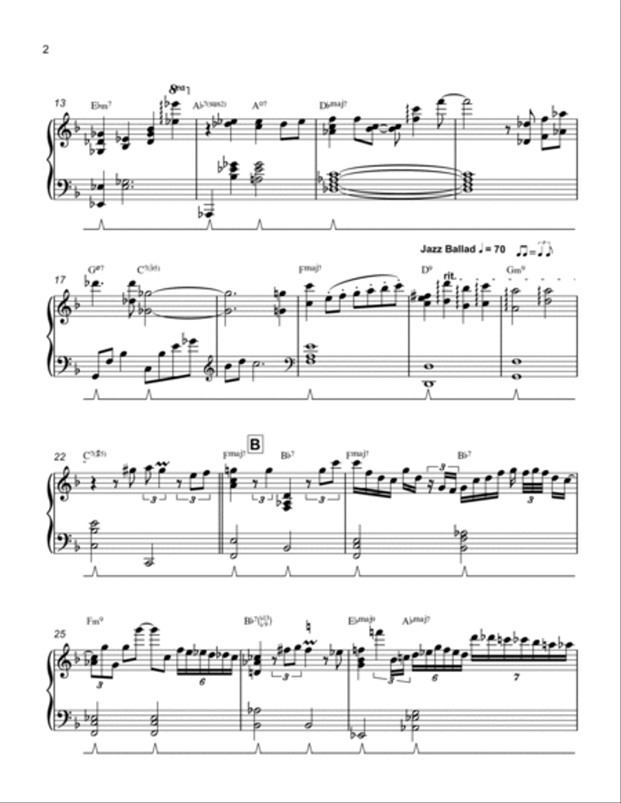 Laura Laura Piano Solo scores gallery preview page 2