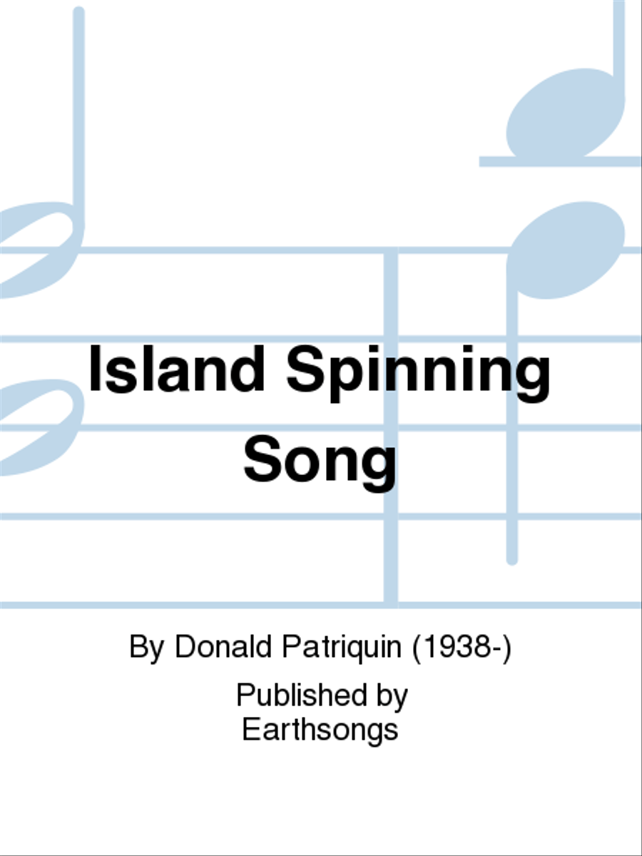 island spinning song island spinning song 4-Part scores gallery preview page 1