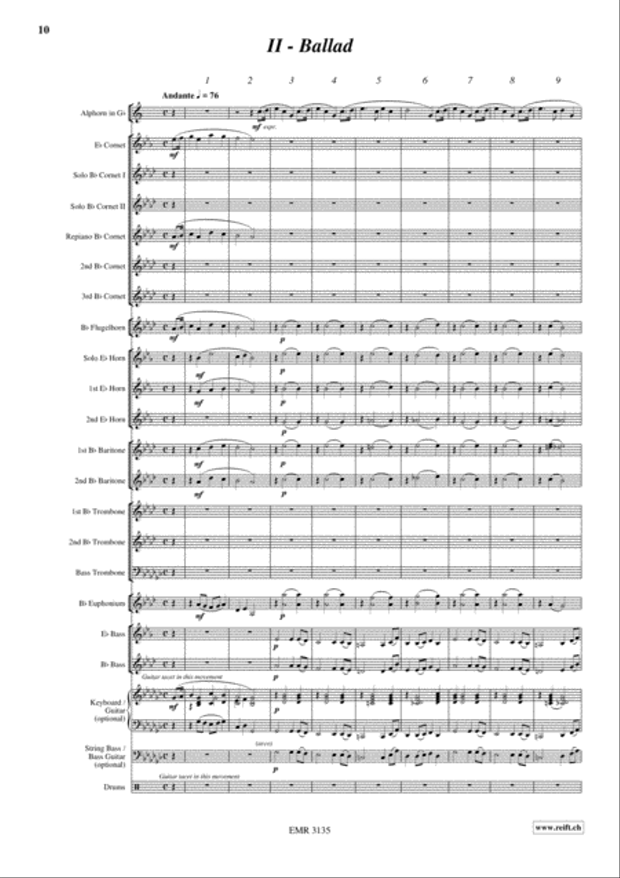 Alpine Cowboy Brass Band scores gallery preview page 9
