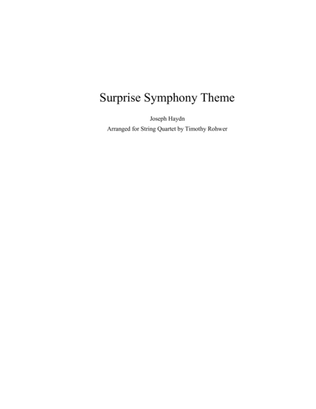 Book cover for Surprise Symphony Theme