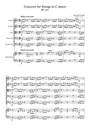 Concerto for Strings in C minor RV 120