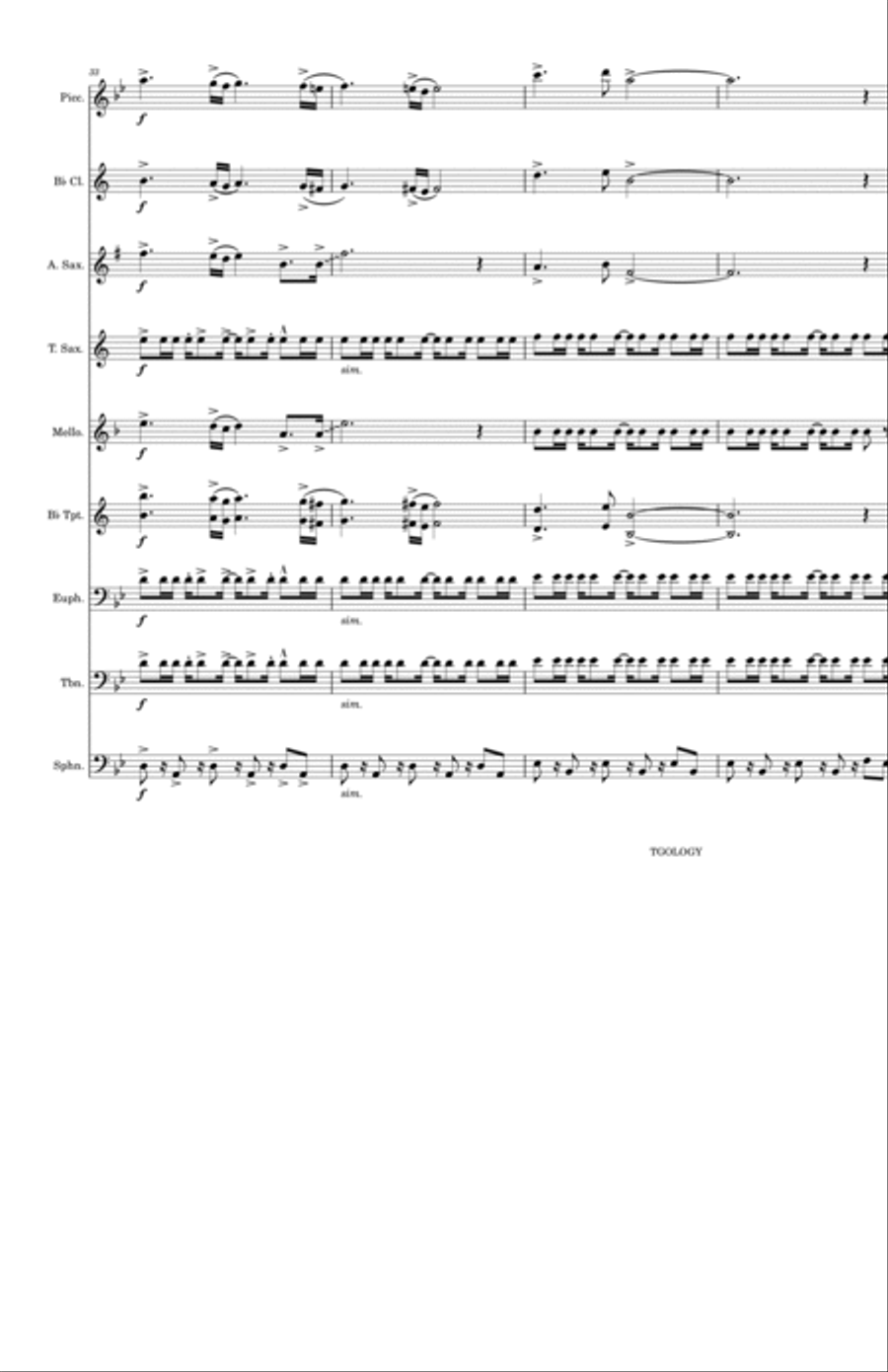Big Ballin Marching Band scores gallery preview page 5