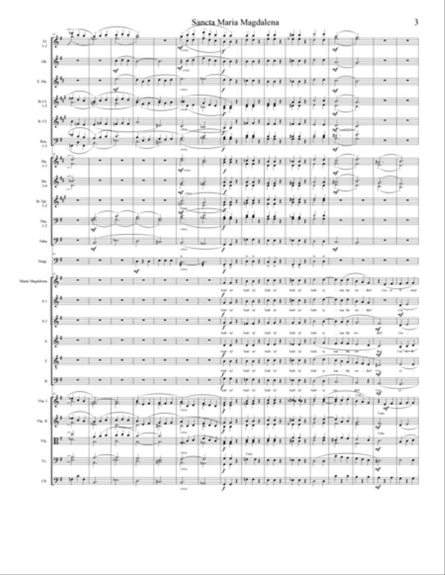 Dies Passioni Domini Full Orchestra scores gallery preview page 4