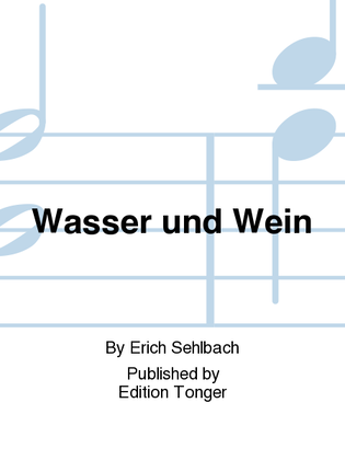 Book cover for Wasser und Wein