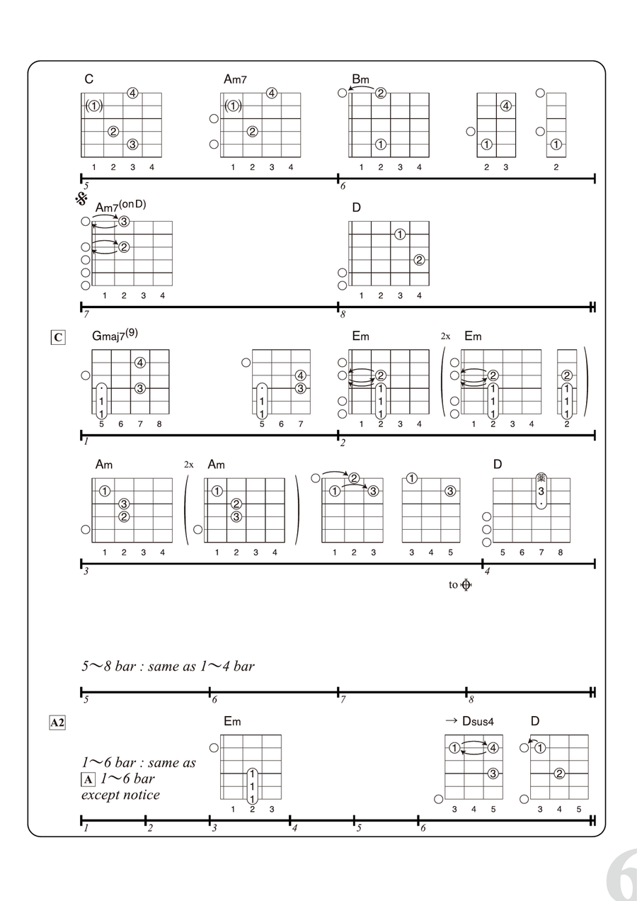 Woman Acoustic Guitar scores gallery preview page 6