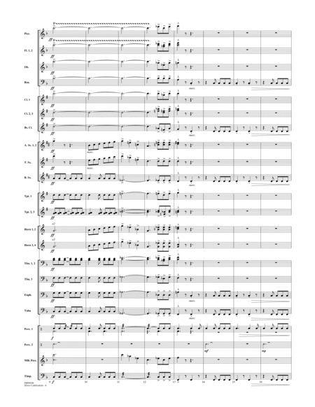 Silver Celebration - Conductor Score (Full Score)