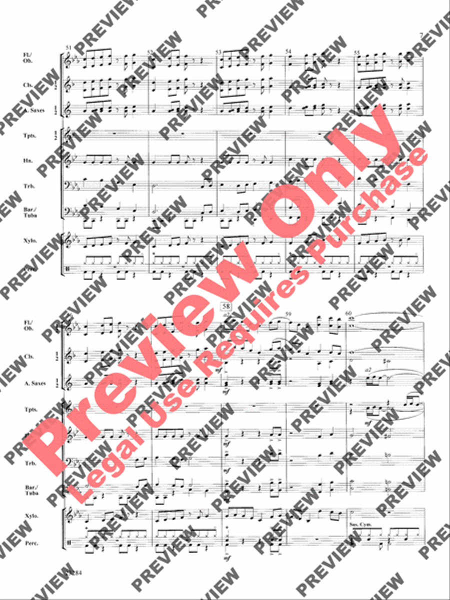 Rock Quest Concert Band scores gallery preview page 8