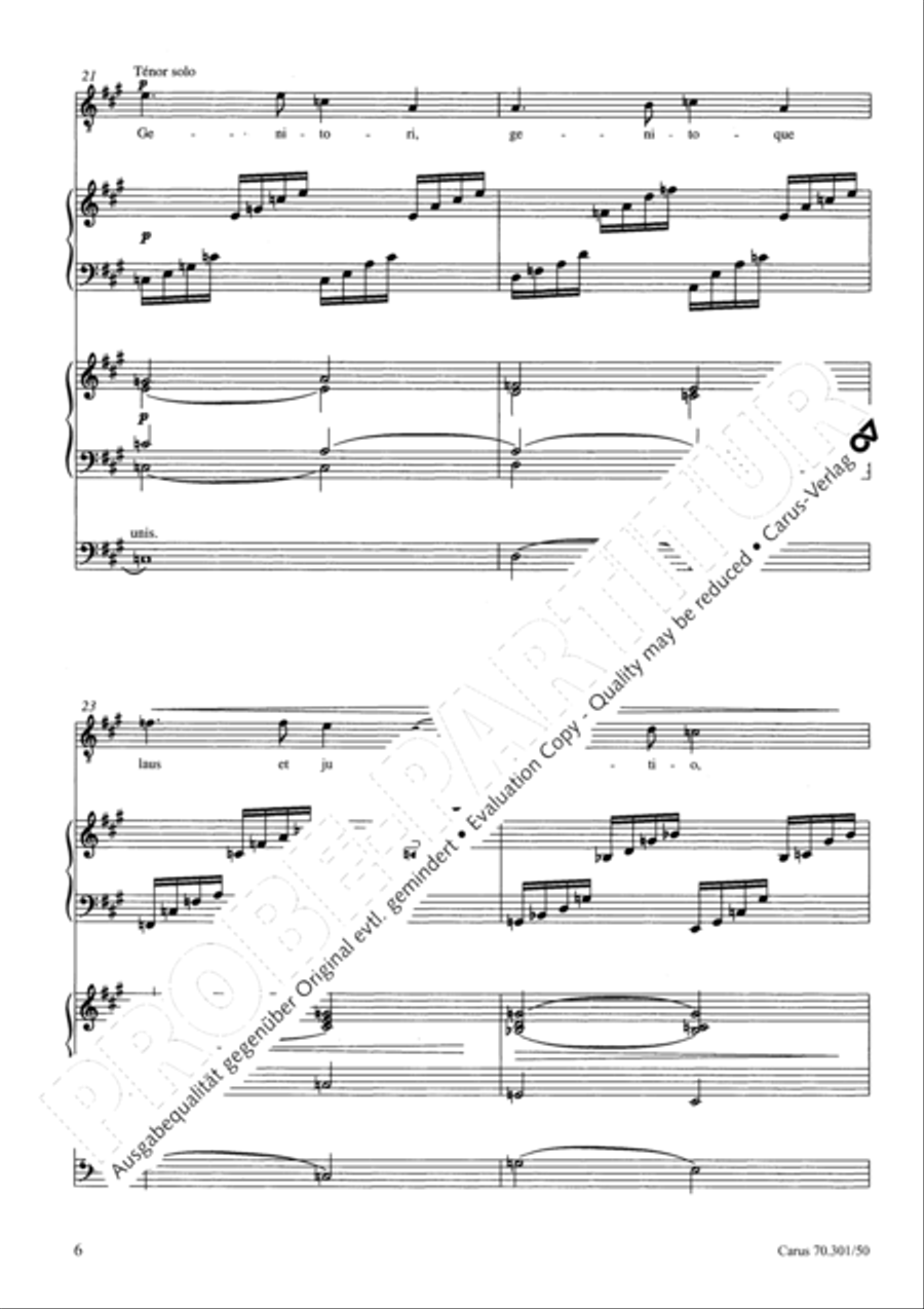 Tantum ergo in A major Choir scores gallery preview page 7