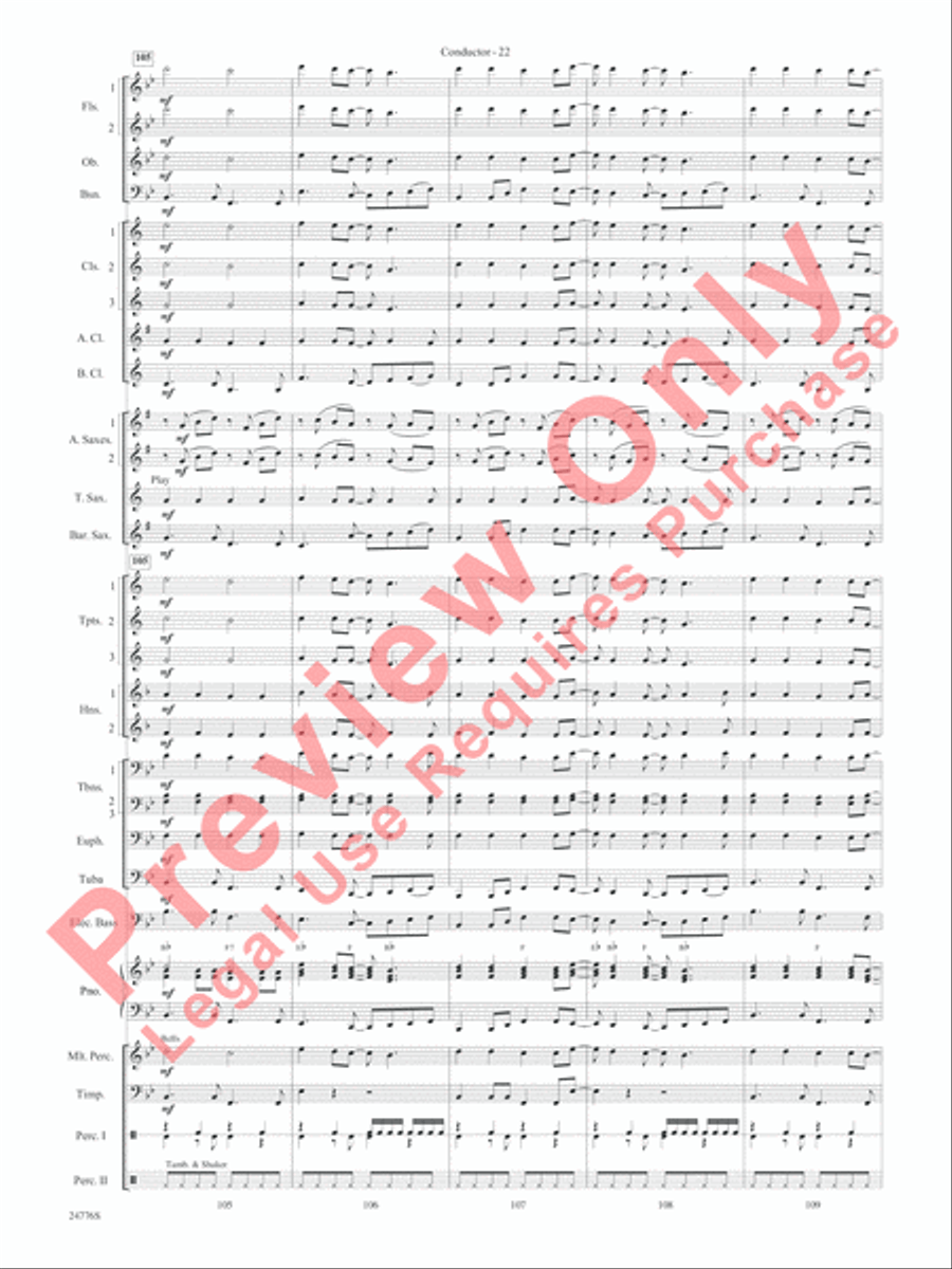 Rolling Stones: The Music Tour Concert Band scores gallery preview page 25
