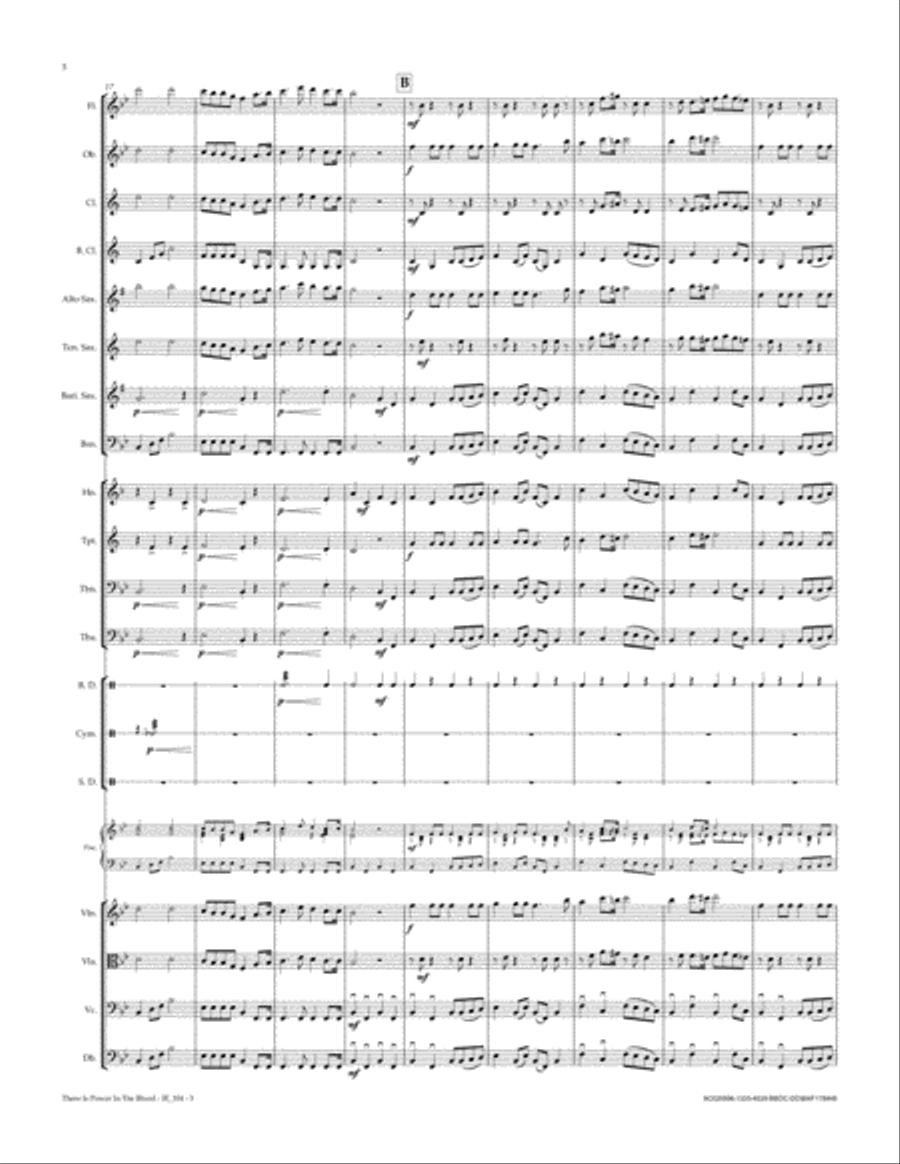There Is Power In The Blood Concert Band scores gallery preview page 6