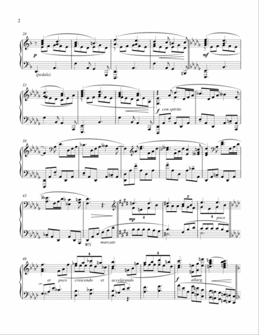 Meditation No. 2 Meditation No. 2 Piano Solo scores gallery preview page 2
