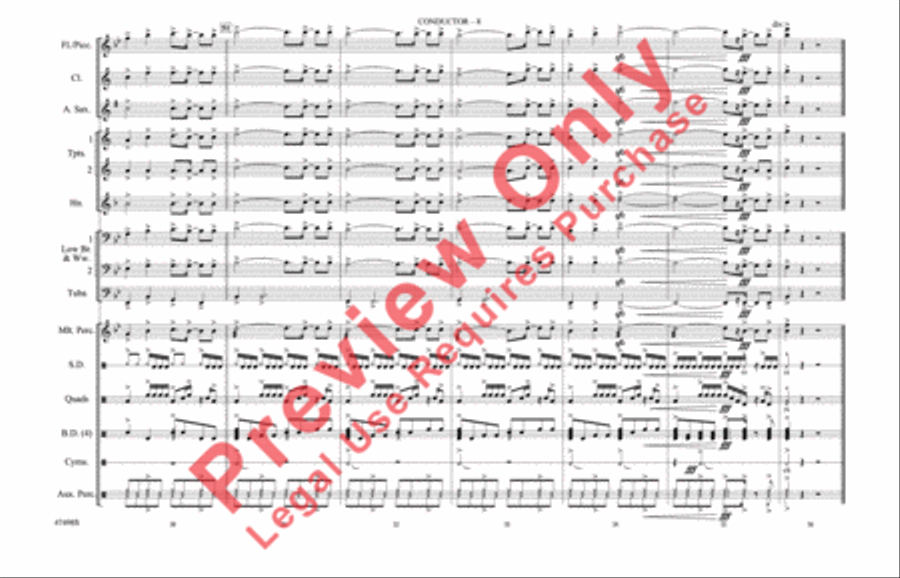 Girls Like You Marching Band scores gallery preview page 9