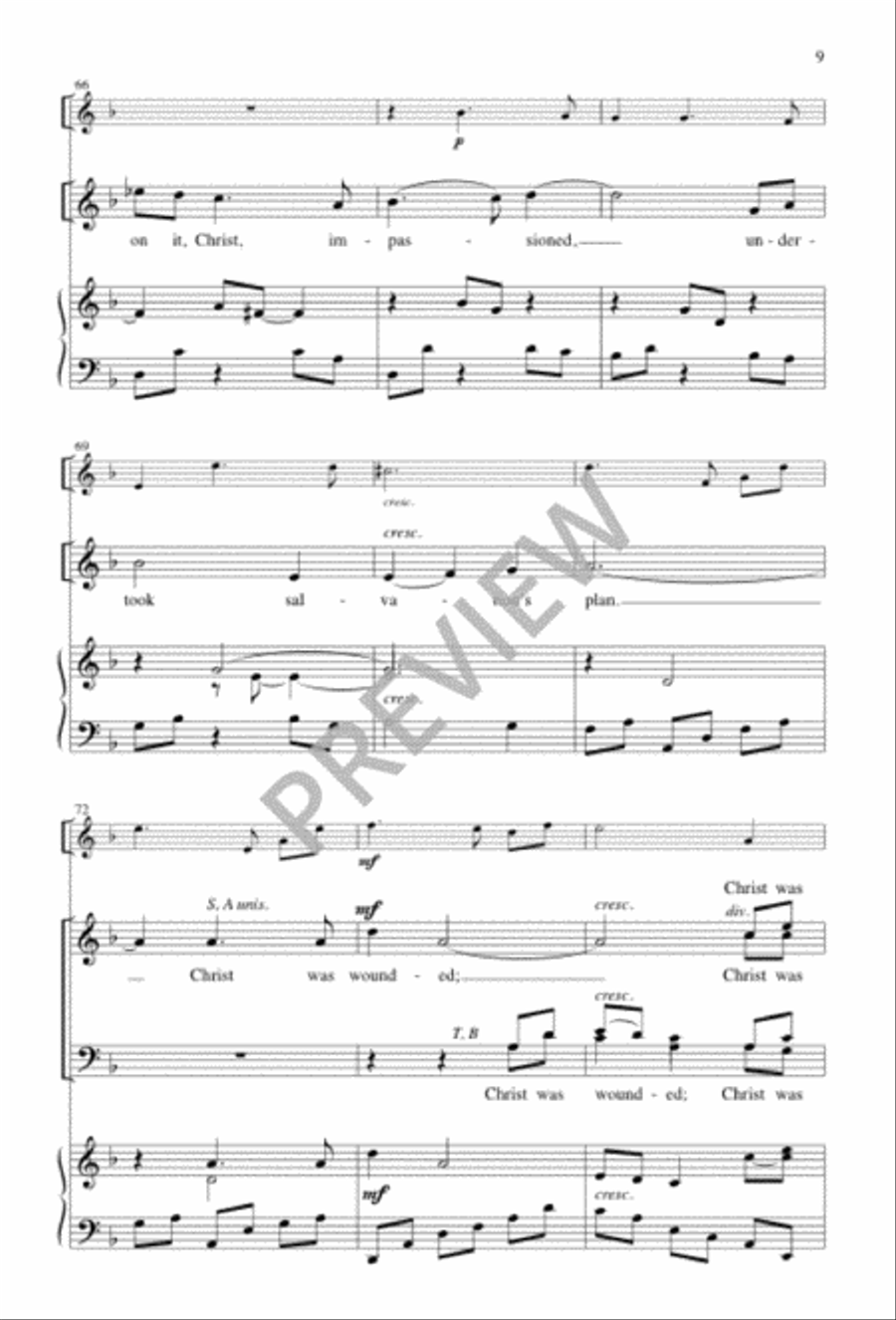 Made of Thorns, a Crown Was Braided 4-Part scores gallery preview page 10