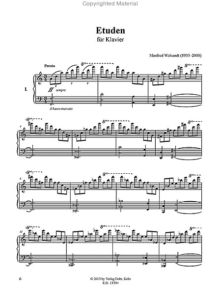 [16] Etuden für Klavier (1973)