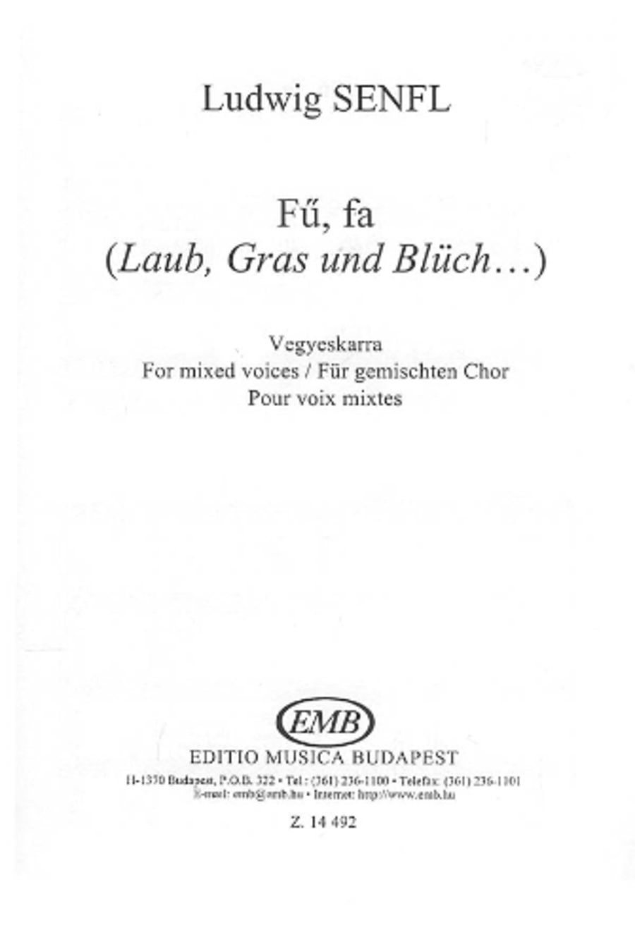 F Fa Laub Gras Und Blch