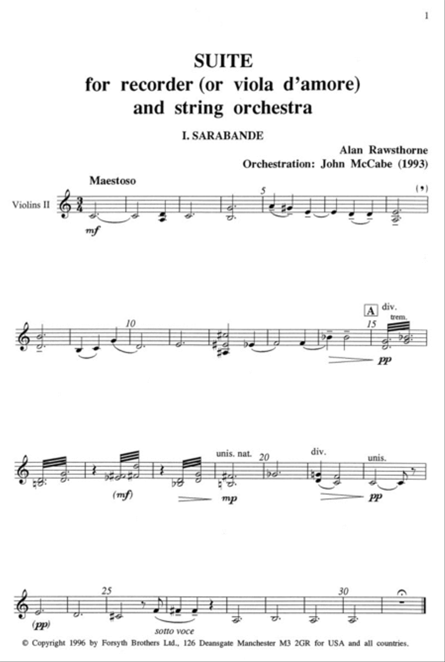 Suite - orchestral score Suite - orchestral score String Orchestra scores gallery preview page 4