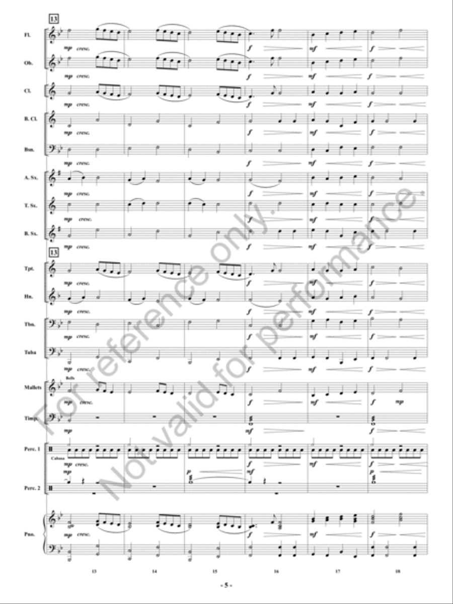 A Christmas Dream Concert Band scores gallery preview page 6