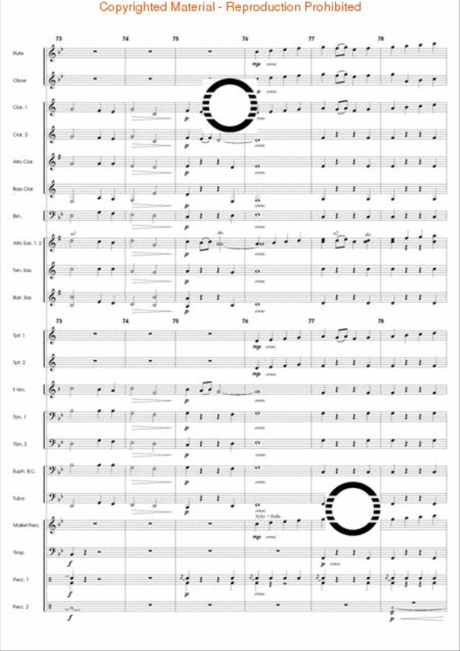 Armada of Freedom Armada of Freedom Concert Band scores gallery preview page 16