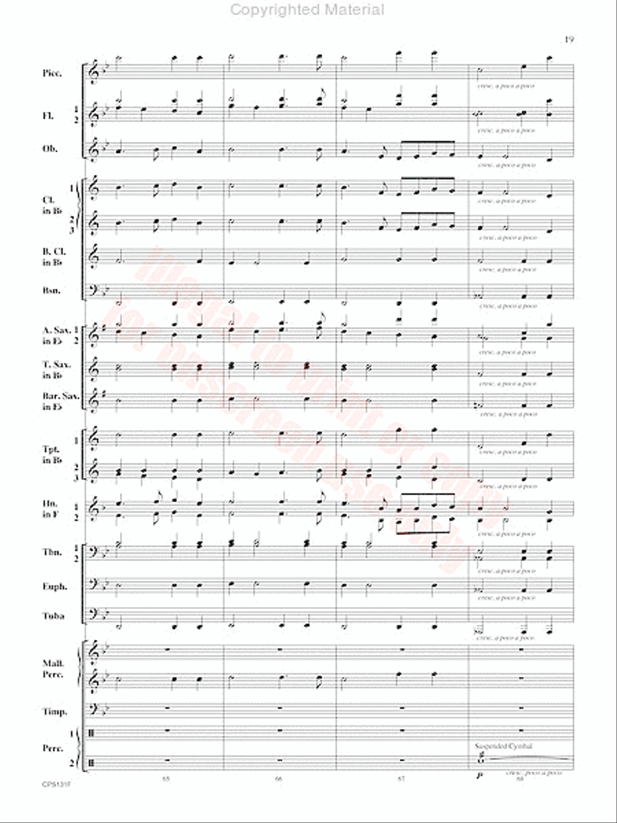 Crown and Scepter Concert Band scores gallery preview page 20