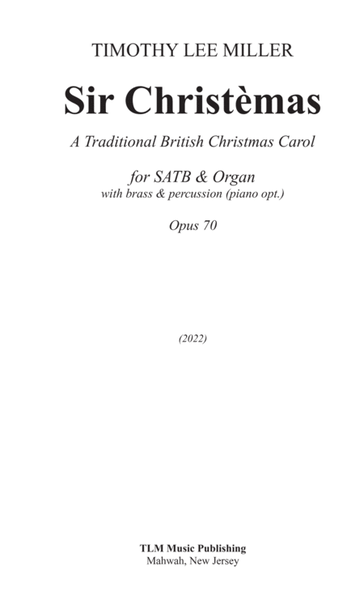 Sir Christèmas (SATB, Organ, Brass & Percussion) image number null